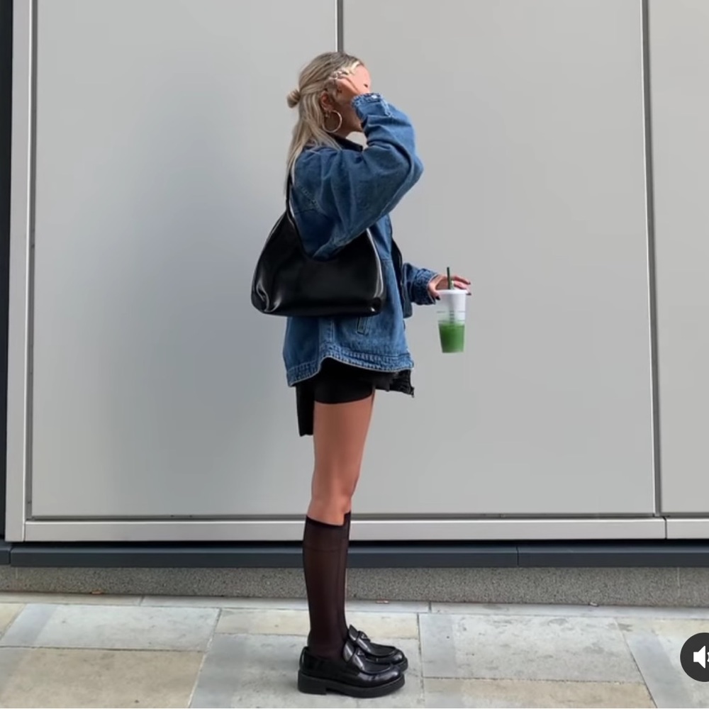 On sale Zara oversized denim shirt - Picture 10 of 16